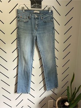 Levi’s 505 straight leg jeans light wash